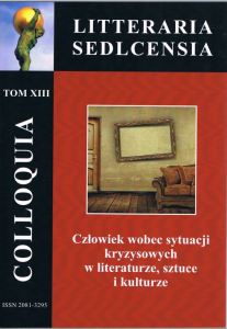 COLLOQUIA LITTERARIA SEDLCENSIA - Tom XIII