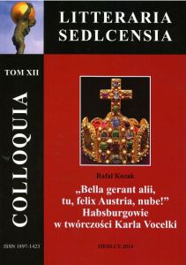 COLLOQUIA LITTERARIA SEDLCENSIA - Tom XII