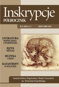 Okładka czasopisma naukowego 