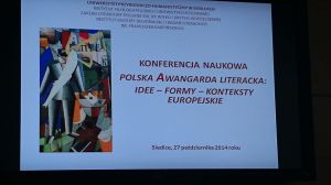Konferencja "Polska Awangarda Literacka"